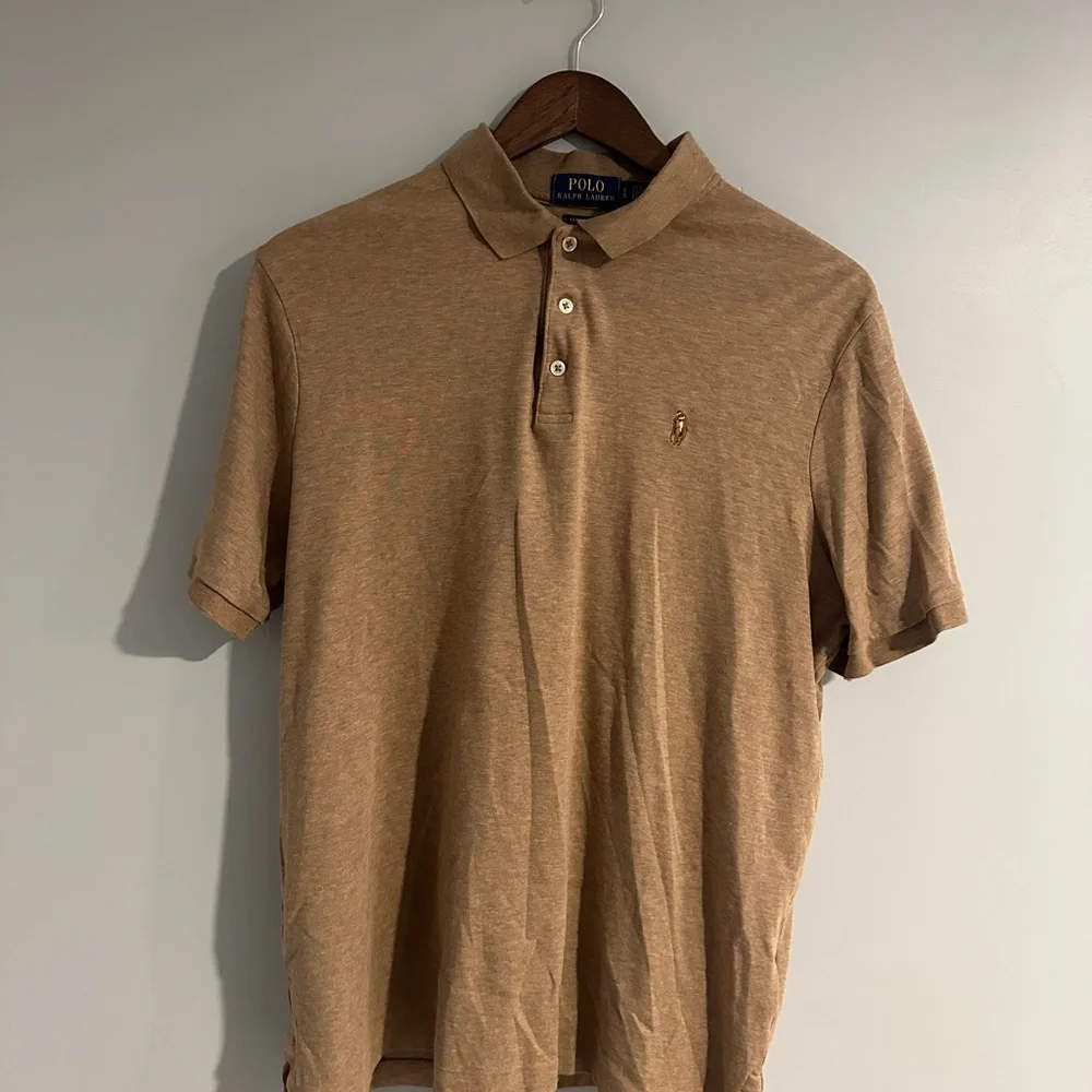 Ralph Lauren Men's Brown Soft Cotton Polo Shirt - All Fits